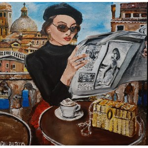 Wojciech Matuszny, Latte macchiato in Venedig, 2023.