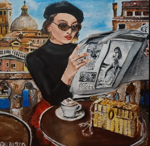 Wojciech Matuszny, Latte macchiato in Venice, 2023 r.