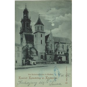 Kraków - Kościół Katedr[a]lny, tzw. księżycówka, 1899