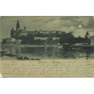 Kraków 1 Wawel Castle, so called moonshine, 1899