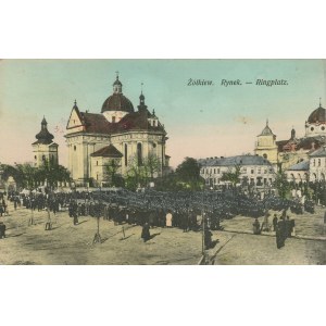 Zhovkva - Market Square, 1915