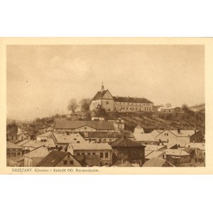 Brzeżany - Monastery and church, circa 1925.