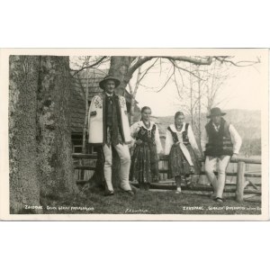 Zakopane - Group of highlanders from Podhale, ca. 1940.