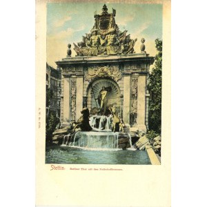 Szczecin - Fountain, ca. 1900