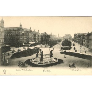 Szczecin - Kaiser Wilhelm Square, ca. 1900