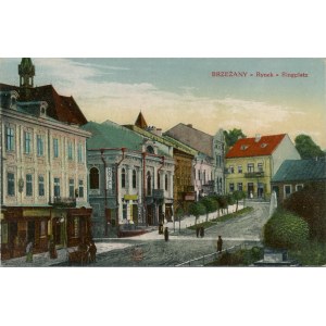 Brzeżany - Market Square, 1917