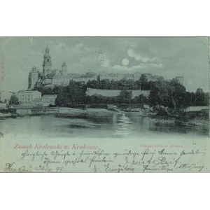 Kraków - Zamek Królewski, tzw. księżycowa, 1898