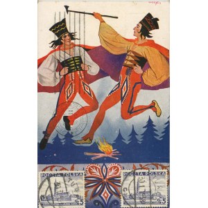 Stroje ludowe - Taniec Zbójnicki, ok. 1935