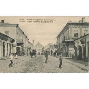 Dubno - Emperor Alexander II Street, 1916.