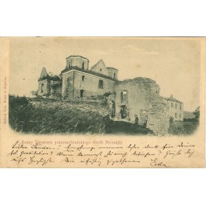 Zagórz - Ruiny klasztoru pokarmelitańskiego (Grób Nieczuji), ok. 1900