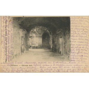 Wisnicz - Main hallway, ca. 1900.
