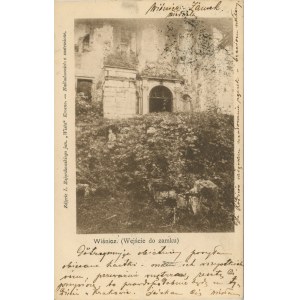 Wisnicz - Eingang zum Schloss, ca. 1900