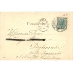Myslenice - From over the Raba River, ca. 1900.