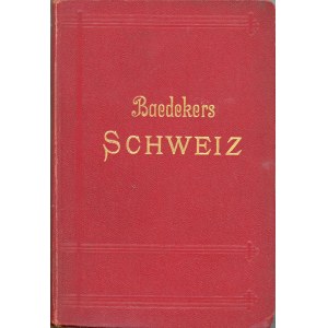 Baedeker Karl - Die Schweiz. Chamonix. Die Oberitalienischen Seen. Handbuch für Reisende von ... 38th Aufl. Leipzig 1930 K. Baedeker.