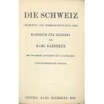 Baedeker Karl - Die Schweiz. Chamonix. Die Oberitalienischen Seen. Handbuch für Reisende von ... 38th Aufl. Leipzig 1930 K. Baedeker.