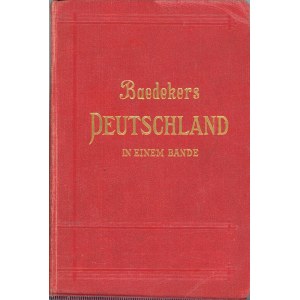 Baedeker Karl - Deutschland in einem Bande. Kurzes Reisehandbuch von ... 3. aufl. Leipzig 1913 Verlag von K. Baedeker.