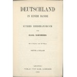 Baedeker Karl - Deutschland in einem Bande. Kurzes Reisehandbuch von ... 3. aufl. Leipzig 1913 Verlag von K. Baedeker.