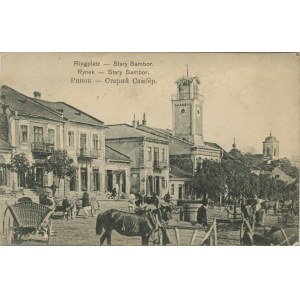 Old Sambor - Market Square, 1910