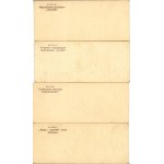 Piasecki, Kraków - Obrazki z motylami dokładane do czekolady, ok. 1930 - 9 szt.