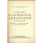 Fenichel Zygmunt - Ustawa o ochronie lokatorów. Komentarz. Kraków 1937 Księg. Powszechna.