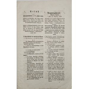 Rozporządzenie względem zaprowadzenia podatku od dochodów, 1850
