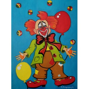 Krystyna KRZYSZCZYK (b. 1959), Clown, 2023