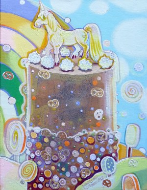 Michalina CZURAKOWSKA (ur. 1986), Sweetness of life: Unicorn Cake, 2023