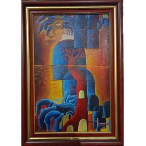 Nafe Alahmad, Červený strom, 1992