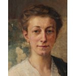 Teodor AXENTOWICZ (1859-1938), Portrét dámy s broží.