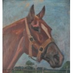 Jerzy KOSSAK (1886-1955), Hlava hřivnatého koně (1942)