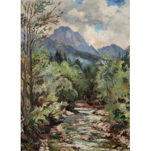 Stanislaw ŻURAWSKI (1889-1976), Mountain Stream.