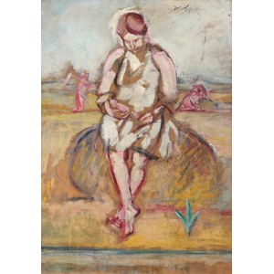 Wlastimil HOFMAN (1881-1970), Stratený raj | Náčrt ženy (obojstranné dielo)