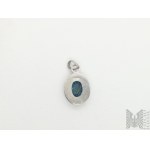Pendant with turquoise - 925 silver