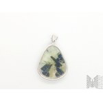 Pendant with natural stone - 925 silver