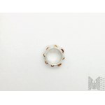 Prsten s přírodním jantarem - stříbro 925
