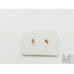 Gold earrings - 375 gold