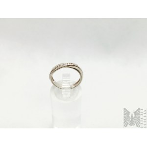 Tosh brand zirconia ring - 925 silver