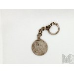 Silver pendant with 5 gold coin, Warmet - 916 silver