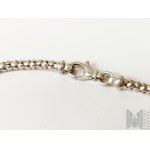 Šňůrkový náhrdelník - stříbro 925