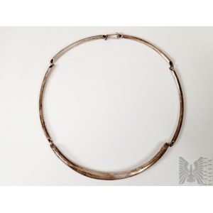 Röhrenförmige Halskette - 925er Silber
