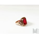 PRL ring with Ruby - 583 gold