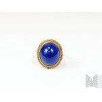 Ring with blue Spinel - 750 gold