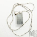 Silberne Perlmutter-Halskette - 925 Silber