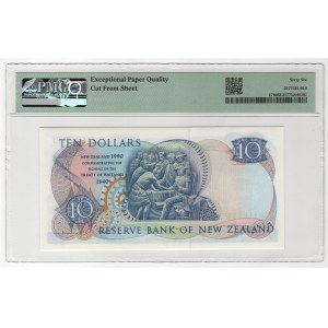 New Zealand 10 Dollars 1990 PMG 66 Gem Uncirculated EPQ