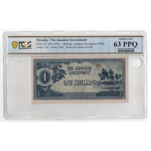 Oceania 1 Shilling 1942 (ND) PCGS 63 PPQ