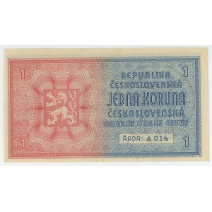 Bohemia & Moravia 1 Koruna 1939 (ND)