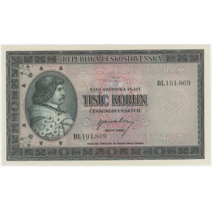 Czechoslovakia 1000 Korun 1945