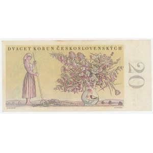 Czechoslovakia 20 Korun 1949