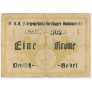 Austria Deutsch-Gabel 1 Krone 1916 (ND) Lagergeld