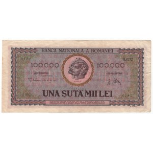 Romania 100000 Lei 1947